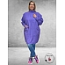 NO.1 BY OX Cardigan Mouwloos Paisley Purple